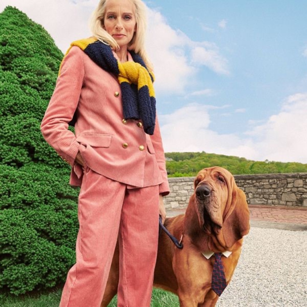 Rowing Blazers x Target Pink Double Breasted Corduroy SUIT (M Blazer & 10 Pant)